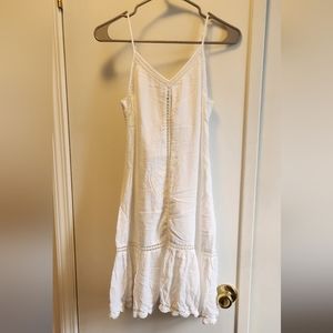 White crochet detail sundress by Cupcakes and Cashmere